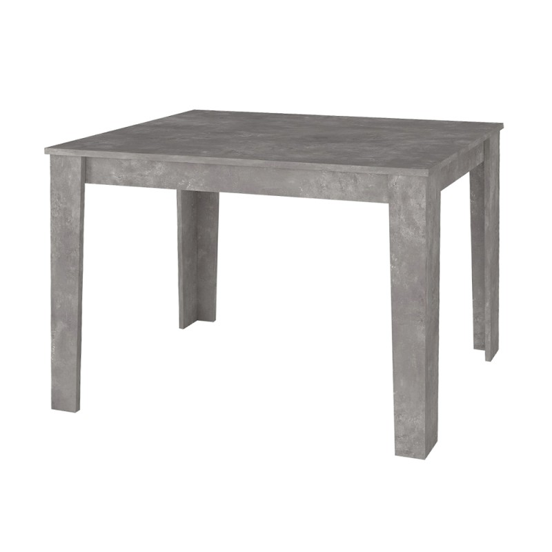 Τραπέζι Darlen Megapap χρώμα γκρι σκυροδέματος 125x72x74εκ.