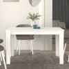 Τραπέζι Darlen Megapap χρώμα λευκό 125x72x74εκ. Τραπέζι Darlen Megapap χρώμα λευκό 125x72x74εκ.