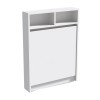 Bracke Megapap melamine wall mounded folding table in white color 70x15x96cm.