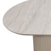Τραπέζι Hazar Megapap Mdf χρώμα travertine - sandstone 180x90x77εκ.