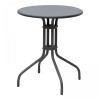 Palermo Megapap metal table in anthracite color Ø60x70cm.