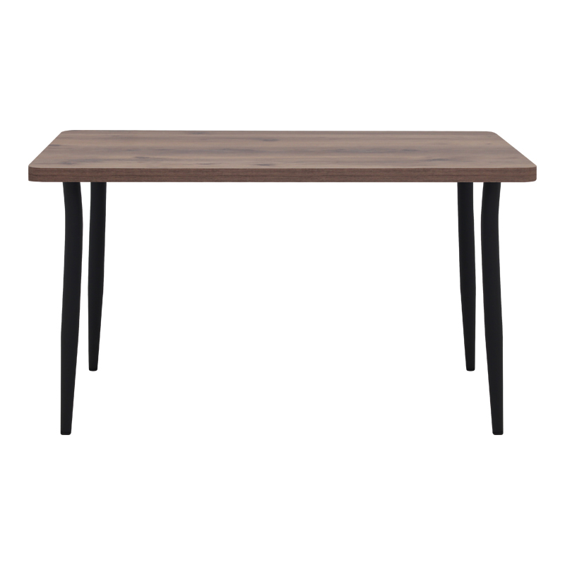 Levico Megapap Mdf/metallic table in smoked walnut color 130x70x75cm.