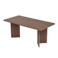 Linza Megapap melamine dining table in walnut color 180x90x75cm.