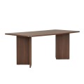 Linza Megapap melamine dining table in walnut color 180x90x75cm.