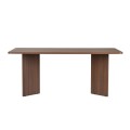 Linza Megapap melamine dining table in walnut color 180x90x75cm.
