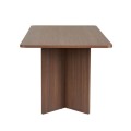 Linza Megapap melamine dining table in walnut color 180x90x75cm.