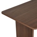 Linza Megapap melamine dining table in walnut color 180x90x75cm.
