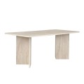Linza Megapap melamine dining table in travertine color 180x90x75cm.