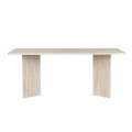 Linza Megapap melamine dining table in travertine color 180x90x75cm.