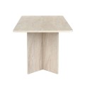 Linza Megapap melamine dining table in travertine color 180x90x75cm.