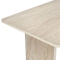 Linza Megapap melamine dining table in travertine color 180x90x75cm.