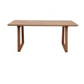 Τραπέζι Liora Megapap Mdf - ξύλινο χρώμα ακακίας 180x90x75εκ.