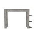 Τραπέζι μπαρ Vigne Megapap χρώμα γκρι σκυροδέματος 150x51,6x101,8εκ.