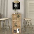 Τραπέζι μπαρ Vigne Megapap χρώμα sepet oak 150x51,6x101,8εκ.