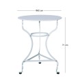 TRADITIONAL Coffee Table D60 White K/D
