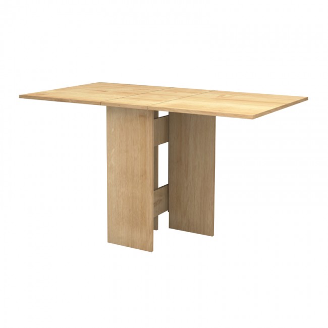 Τραπέζι Pepe Megapap επεκτεινόμενο χρώμα φυσικό οξιάς 28(56+56)x77x75εκ.