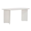 Sablin Megapap melamine dining table in white color 180x89.5x75cm.