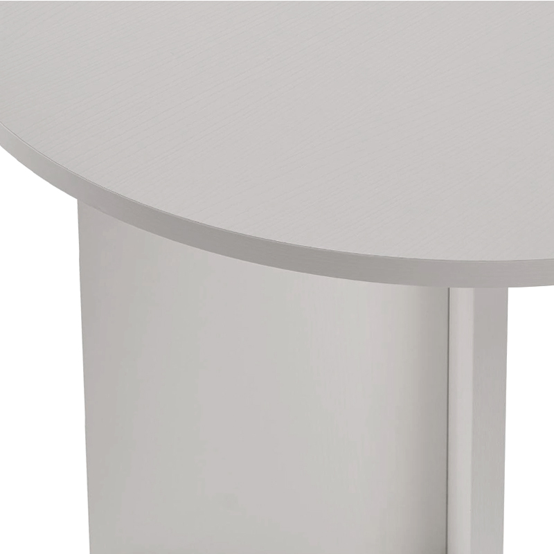 Sablin Megapap melamine dining table in white color 180x89.5x75cm.