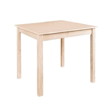 ΤΑVERNA Table 70x70 Unpainted K/D