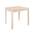 ΤΑVERNA Table 80x80 Unpainted K/D
