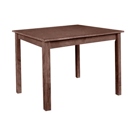 Tavern table with beech frame in impregnated walnut color  80x120x75cm.