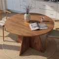 Virela Megapap melamine dining table in atlantic pine color Ø120x75cm.