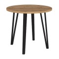 Τραπέζι Xana Megapap χρώμα sepet oak Ø90x77,5εκ.