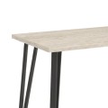 Xana Megapap melamine - metal dining table in travertine color 120x70x77,5cm.