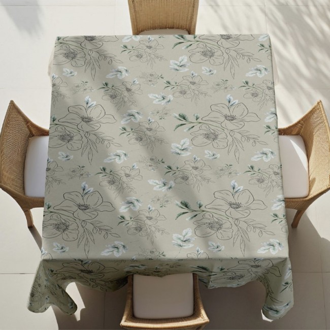 Τραπεζομάντηλο αλέκιαστο πολύχρωμο 140x180εκ.