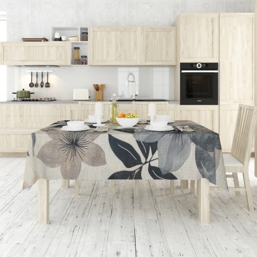 Τραπεζομάντηλο αλέκιαστο πολύχρωμο 140x220εκ.