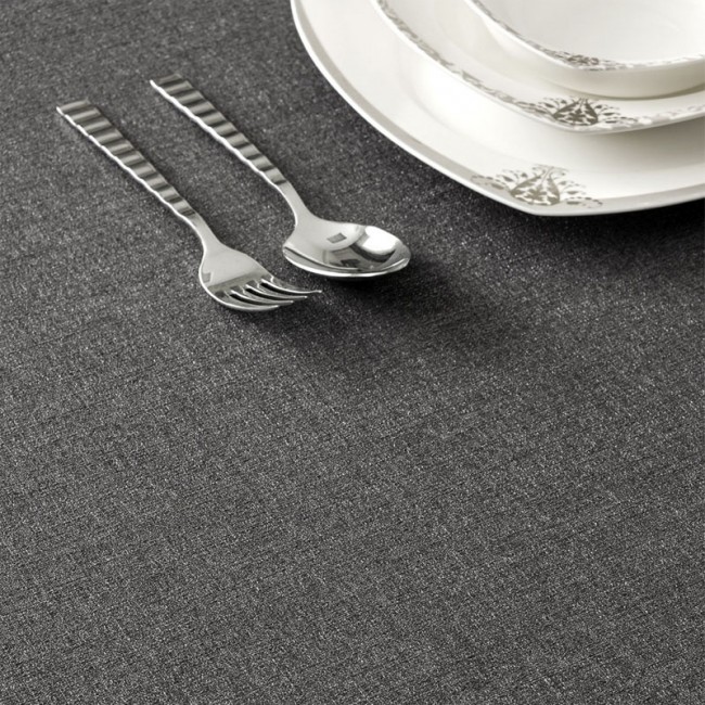 Τραπεζομάντηλο αλέκιαστο χρώμα ανθρακί 150x220εκ.