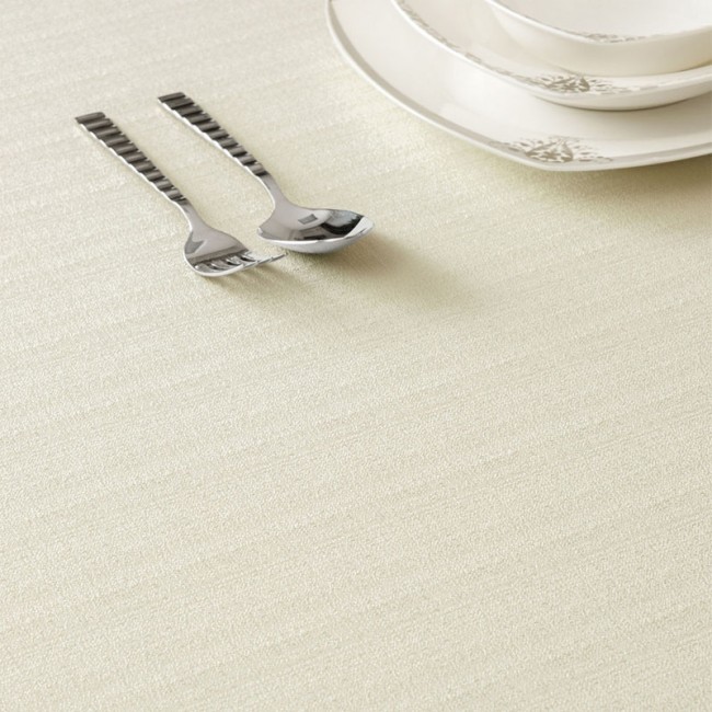 Τραπεζομάντηλο αλέκιαστο χρώμα εκρού 150x220εκ.