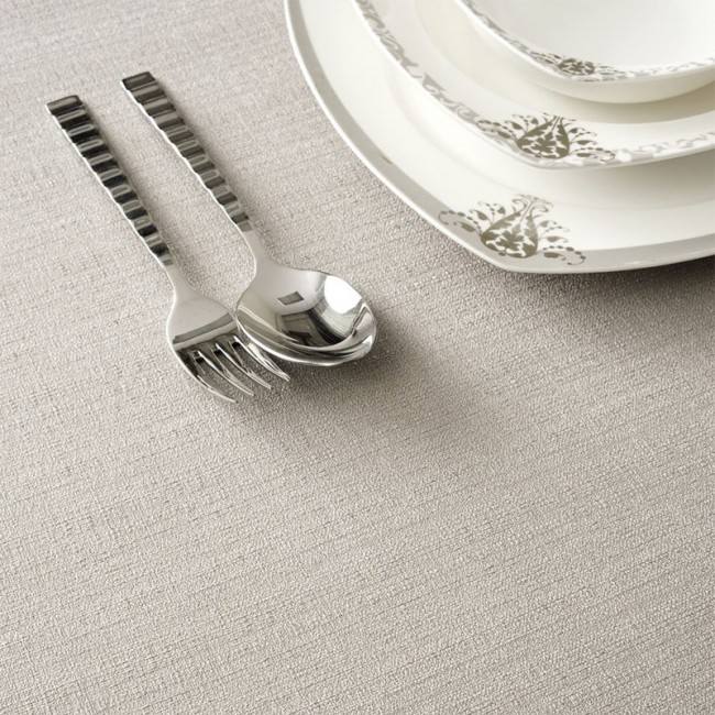 Τραπεζομάντηλο αλέκιαστο χρώμα γκρι 150x220εκ.