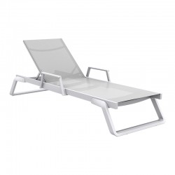 TROPIC ΞΑΠΛΩΣΤΡΑ ΜΕ ΜΠΡΑΤΣΑ WHITE/WHITE ΠΟΛ/ΝΙΟΥ