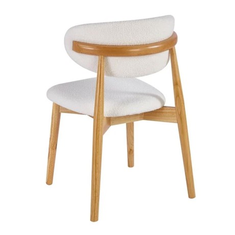 ULTRA Chair Natural, Teddy White Fabric