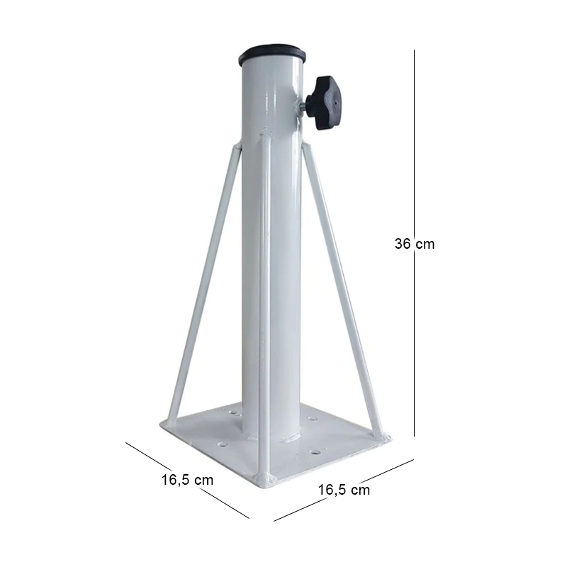 UMBRELLA Metal Base White