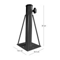 UMBRELLA Metal Base Black