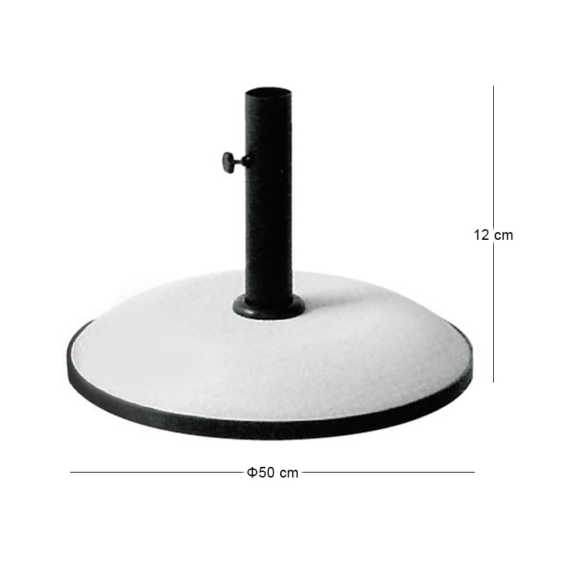 CONCRETE Umbrella Base-35kg, Natural