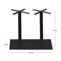 PRATO-R 90x45cm Steel Base H73cm (adjustable feet)