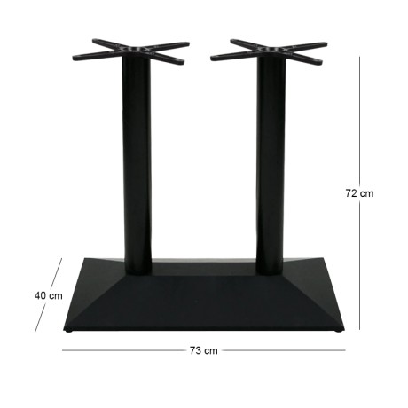 PYRAMID Cast Iron Base 73x40cm
