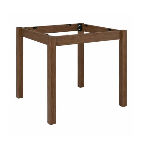 KAFENIOU Table Base 60x60 Impregnation Walnut K/D