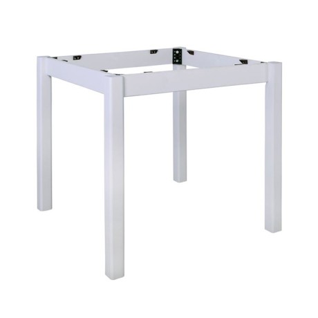 KAFENIOU Table Base 60x60 Impregnation Lacquer White K/D