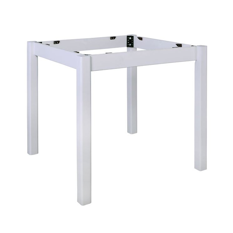 KAFENIOU Table Base 60x60 Impregnation Lacquer White K/D