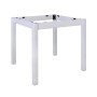 KAFENIOU Table Base 60x60 Impregnation Lacquer White K/D