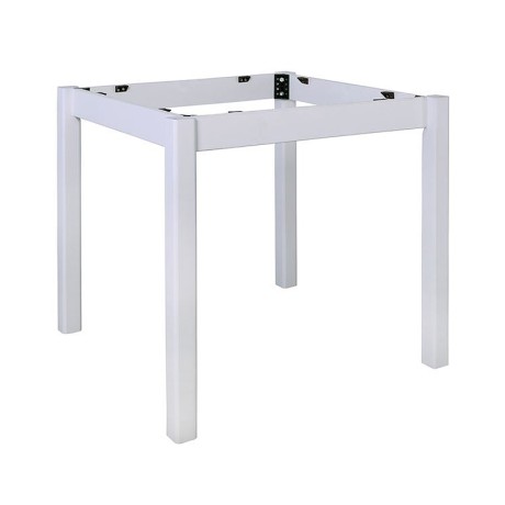 KAFENIOU Table Base 80x80 Impregnation Lacquer White K/D