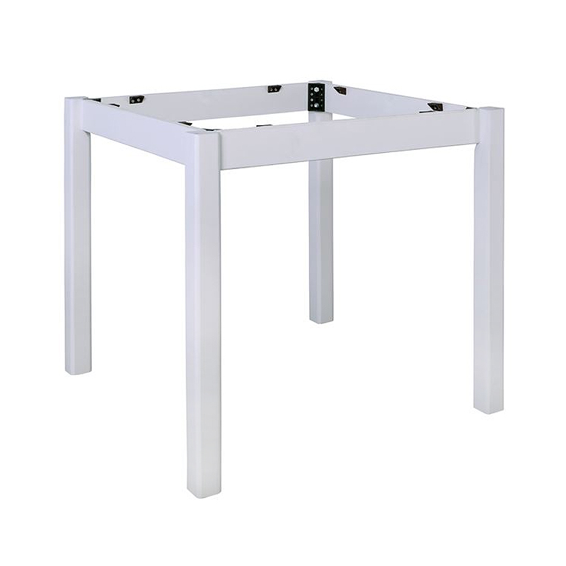 KAFENIOU Table Base 80x80 Impregnation Lacquer White K/D