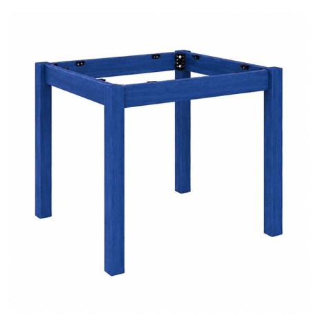 KAFENIOU Table Base 60x60 Impregnation Αniline Blue K/D