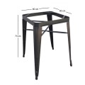 RELIX Table Base Steel Antique Black