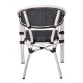 VEGERA Armchair Alu Antique White/Textilene Black