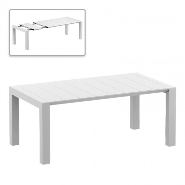 ΒΕΓΚΑΣ WHITE 100X180/220εκ. ΕΠΕΚΤ.ΤΡΑΠΕΖΙ ΠΟΛ/ΝΙΟΥ - 20.0575